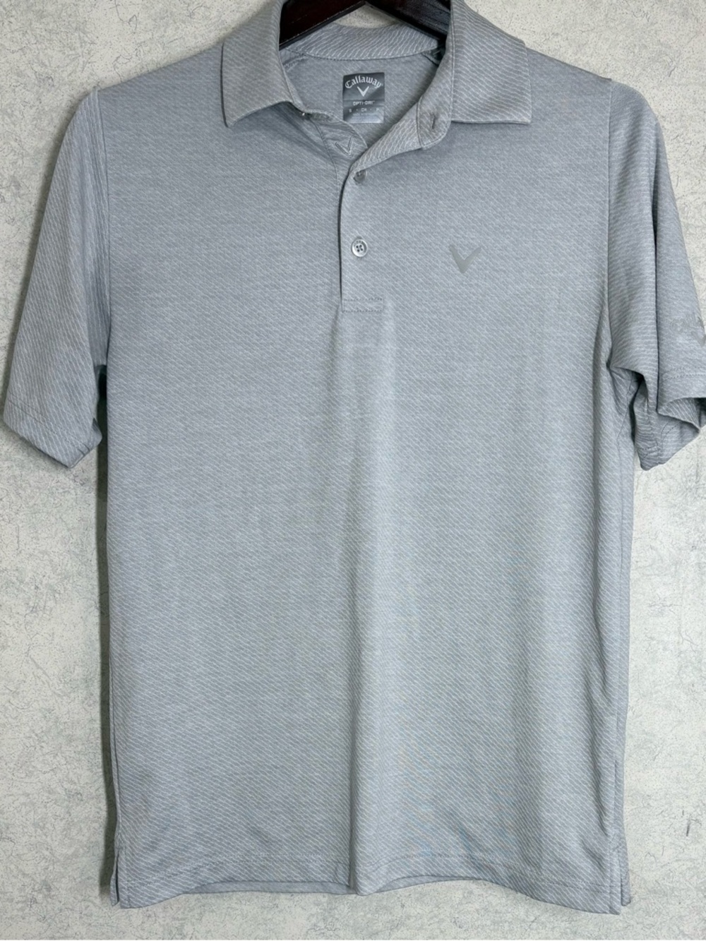 Callaway Men's Grey Performance Opti-Dry Golf Polo Shirt Size Small NWOT